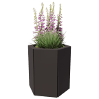 Jardineras hexagonales