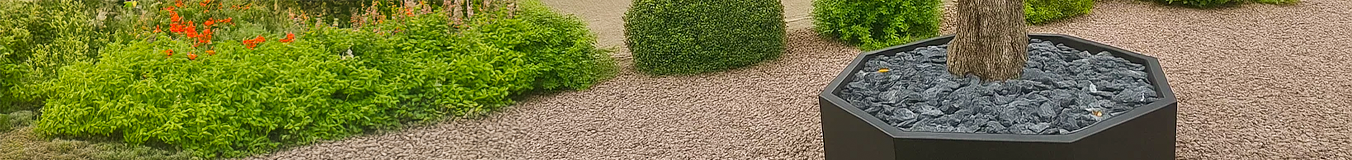 Jardinera de acero con tratamiento electrostático