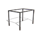 Pergola de acero con recubrimiento de polvo