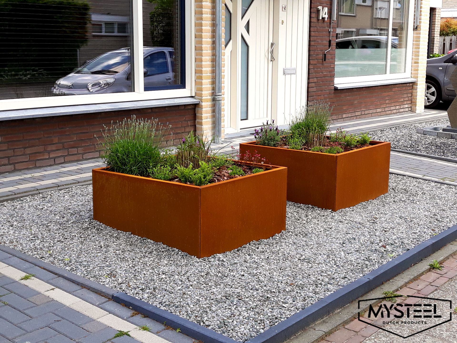 Jardineras cuadradas