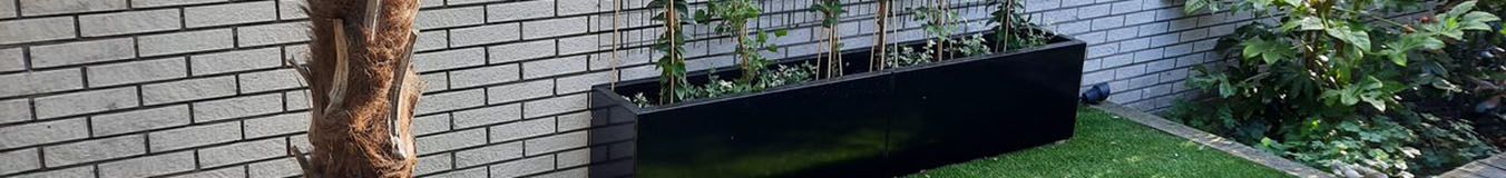 Jardinera de acero con tratamiento electrostático Jardinera de acero con tratamiento electrostático