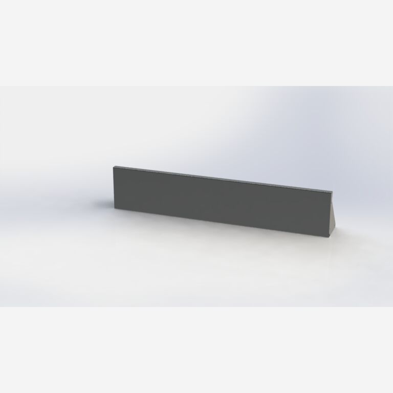 Muro de contención de acero con recubrimiento de polvo recto 1500mm (altura 300mm)