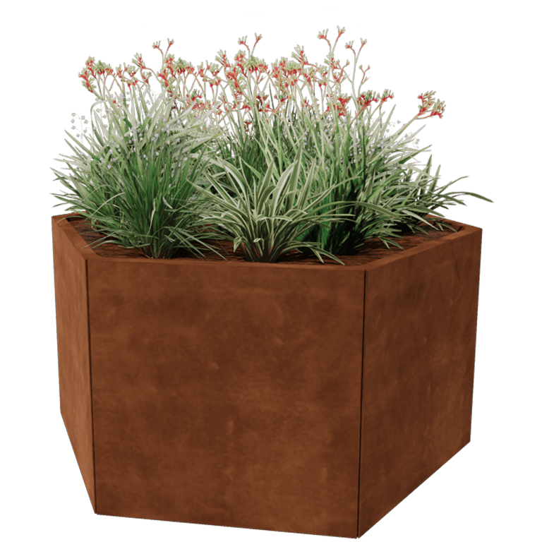 Jardinera de acero corten Denver 70