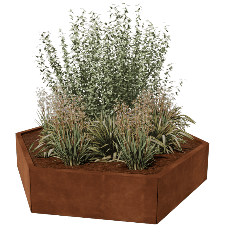 Jardinera de acero corten Denver 80