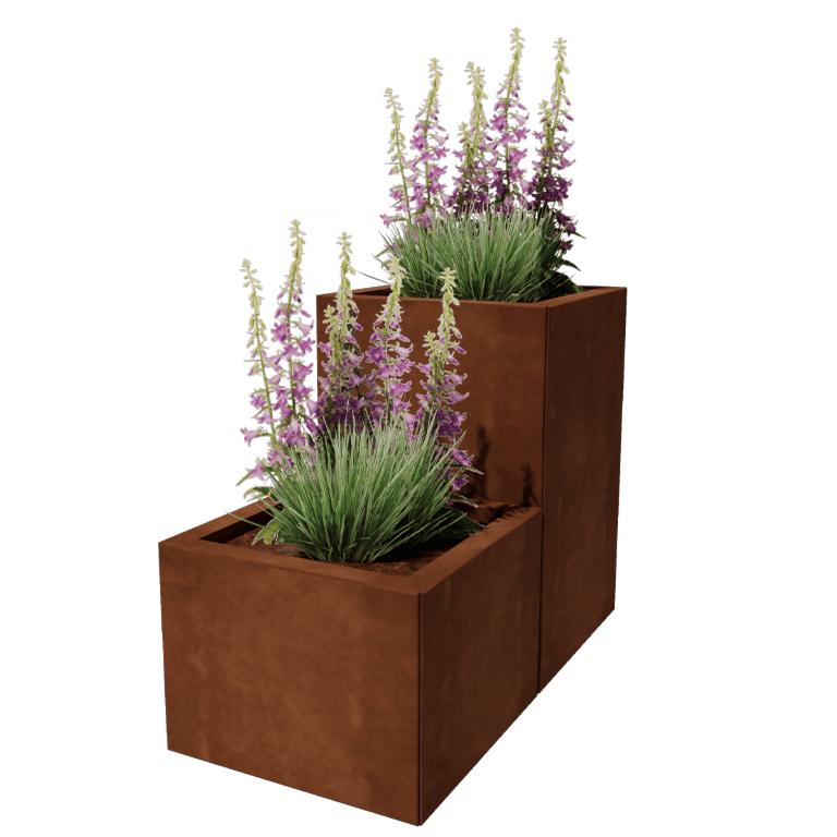 Jardinera de acero corten Miami special II 40