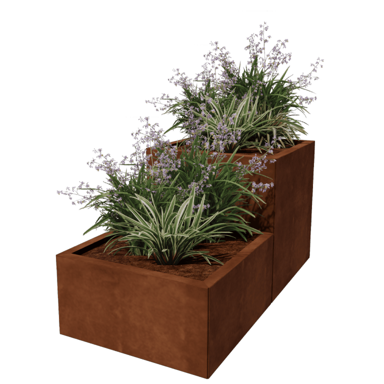 Jardinera de acero corten Miami special II 60