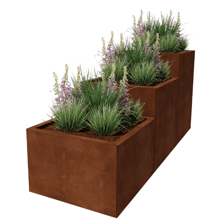 Jardinera de acero corten Miami special III 60