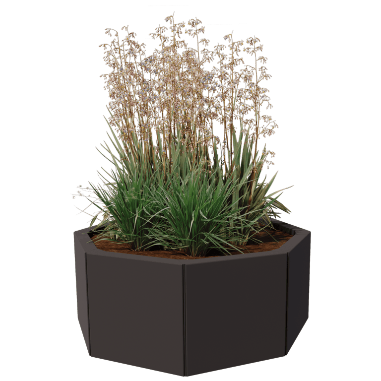 Jardinera de acero con tratamiento electrostático Chicago 30