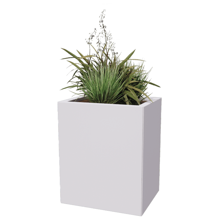 Jardinera de acero con tratamiento electrostático Texas 40 x 50 cm