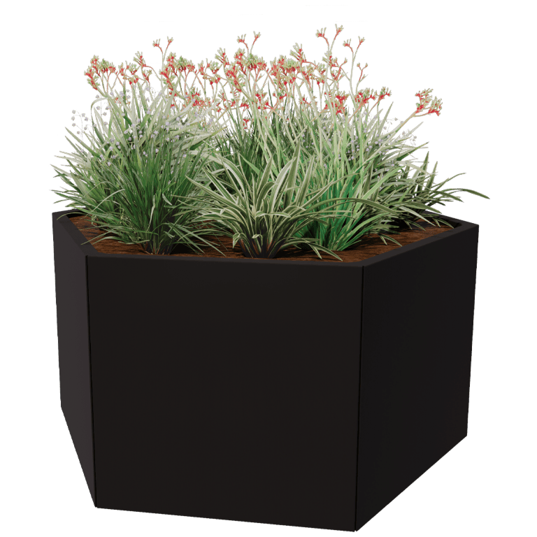 Jardinera de acero con tratamiento electrostático Denver 70