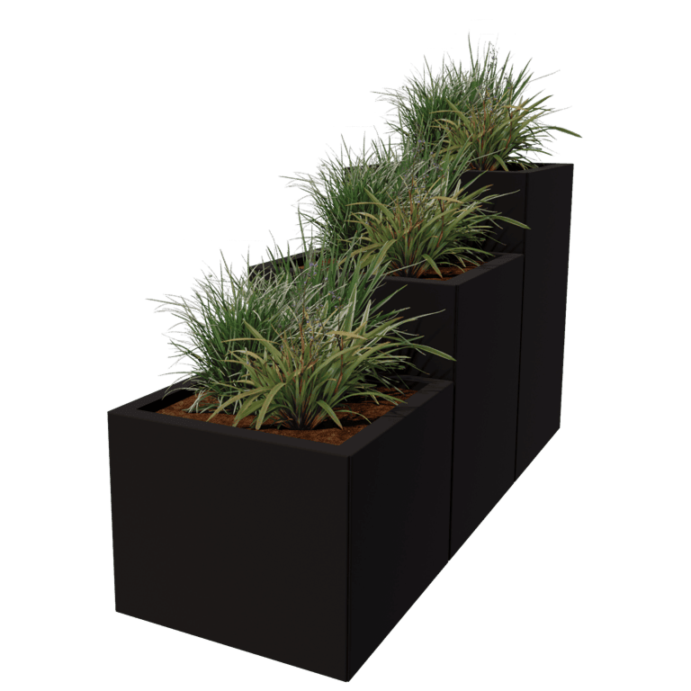 Jardinera de acero con tratamiento electrostático Miami special III 50