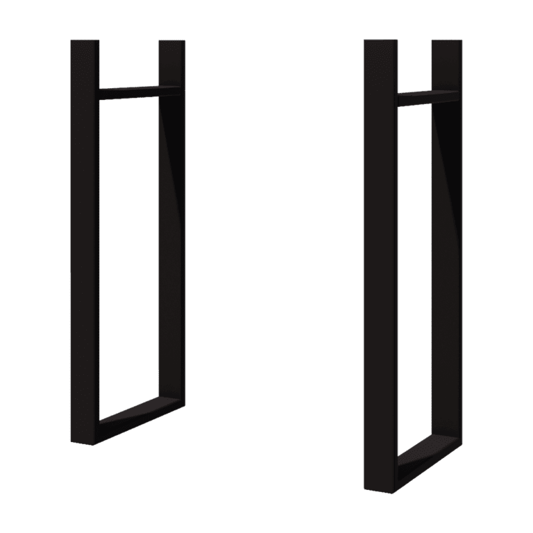 Jardinera vertical negra 80 cm