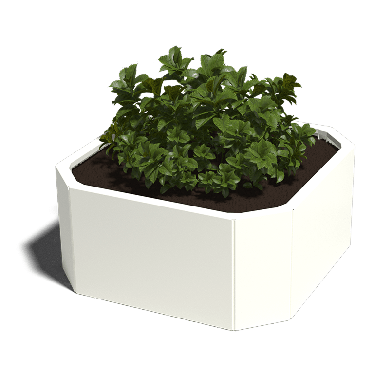 Jardinera de acero con tratamiento electrostático Boston 60