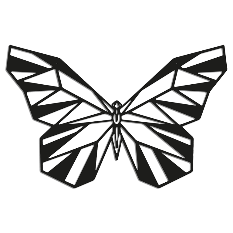 Decoración metálica de pared Butterfly 2.0
