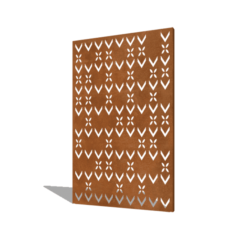 Composición del diseño del tejado de acero corten 3