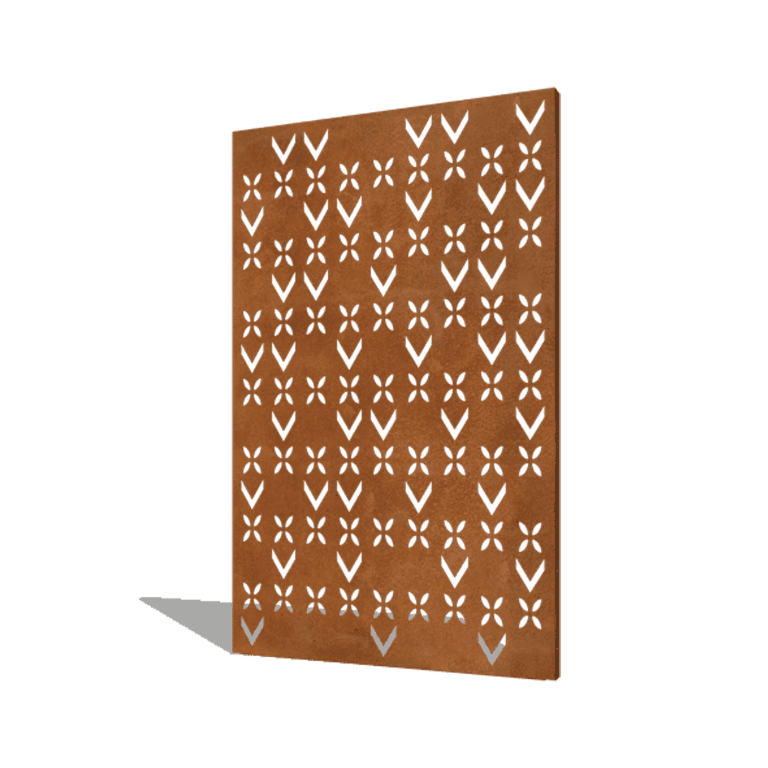 Composición del diseño del tejado de acero corten 5