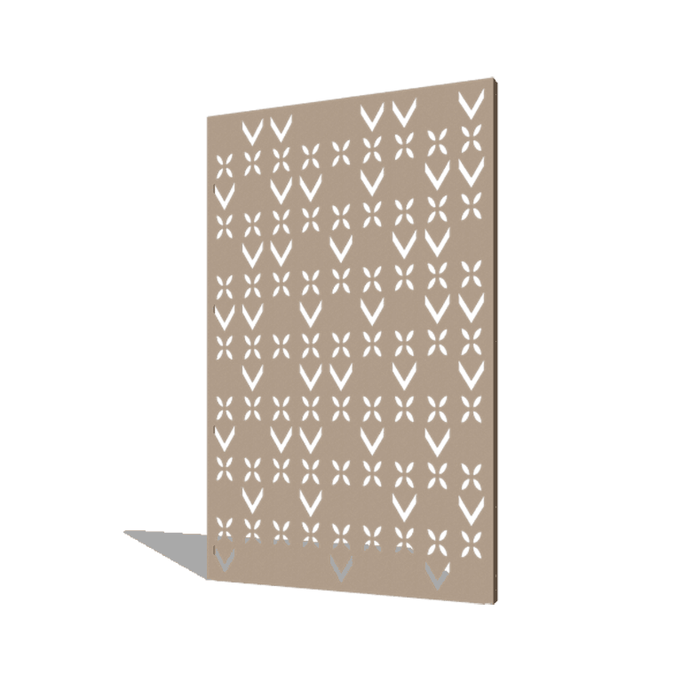Panel de acero con tratamiento electrostático patrón de techo composición 5 120 x 6 x 190 cm