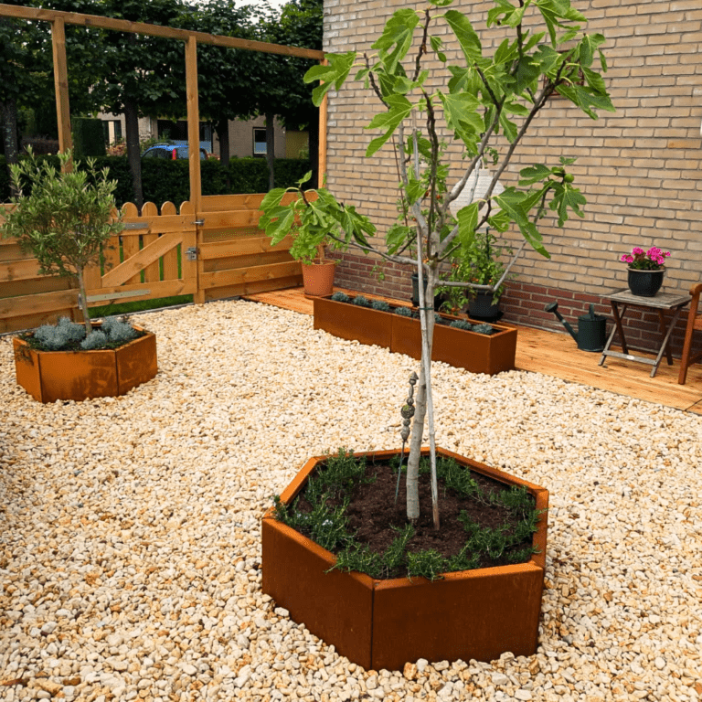 Jardinera de acero corten Denver 500