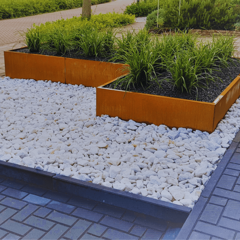 Jardinera de acero corten Kansas 1200