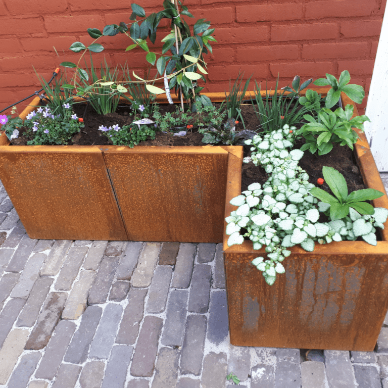 Jardinera de acero corten Kansas 400