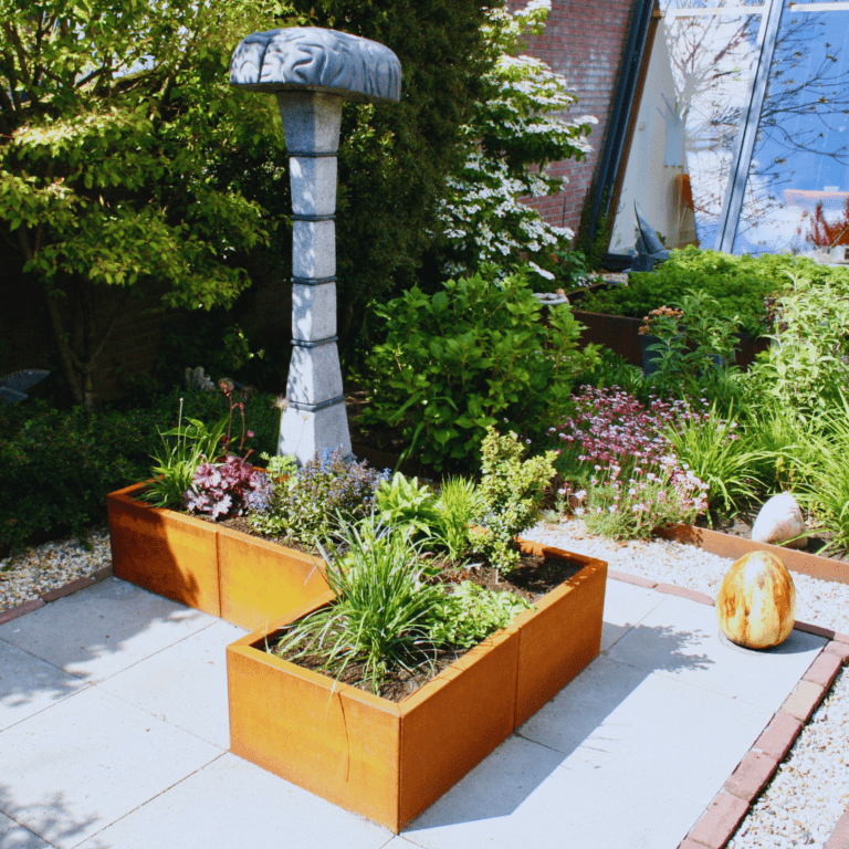 Jardinera de acero corten Kansas 500