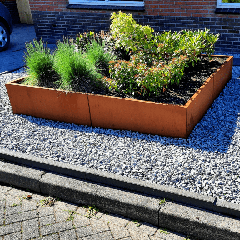 Jardinera de acero corten Miami xxl 2000x2000
