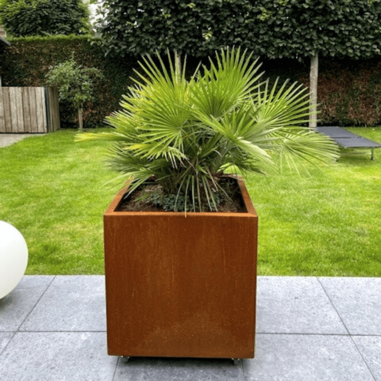Jardinera de acero corten Miami 700x700