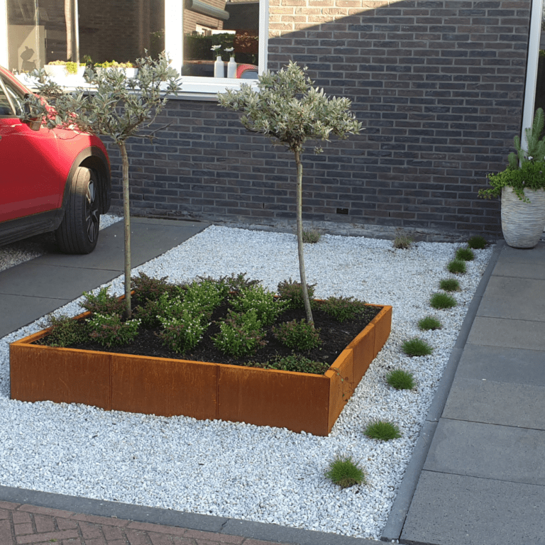Jardinera de acero corten Miami xxl 1500x1500