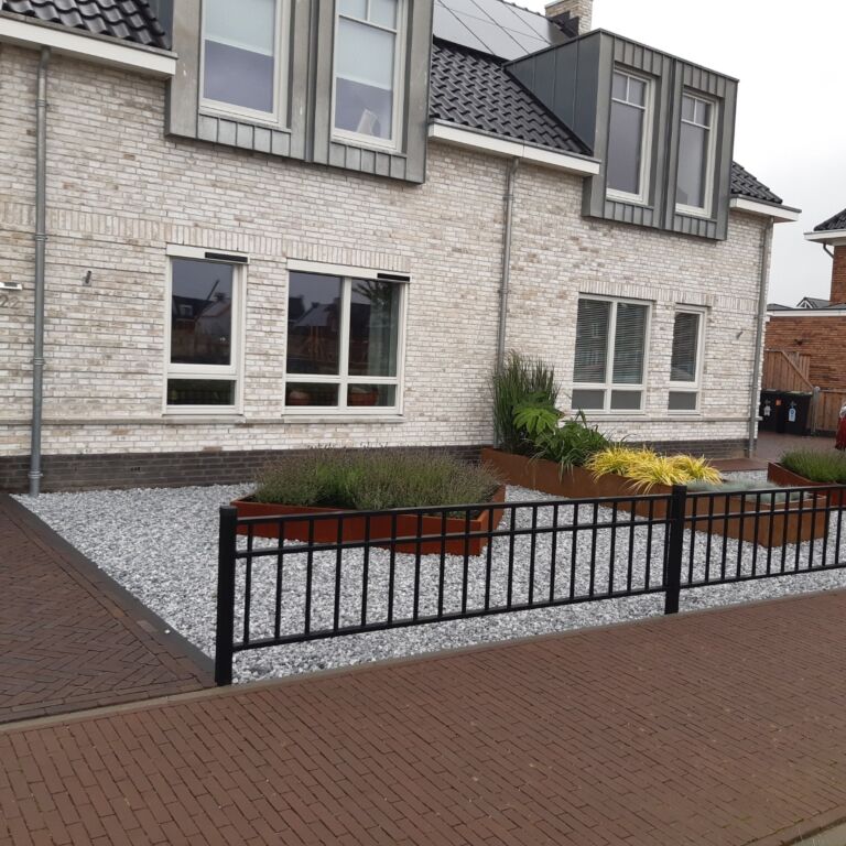 Jardinera de acero corten Texas xxl 4000x1000