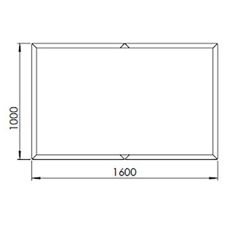 Jardinera de acero corten Texas xxl 160 x 100 cm