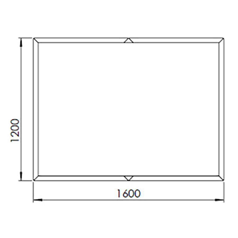 Jardinera de acero corten Texas xxl 160 x 120 cm