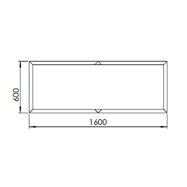 Jardinera de acero corten Texas xxl 160 x 60 cm