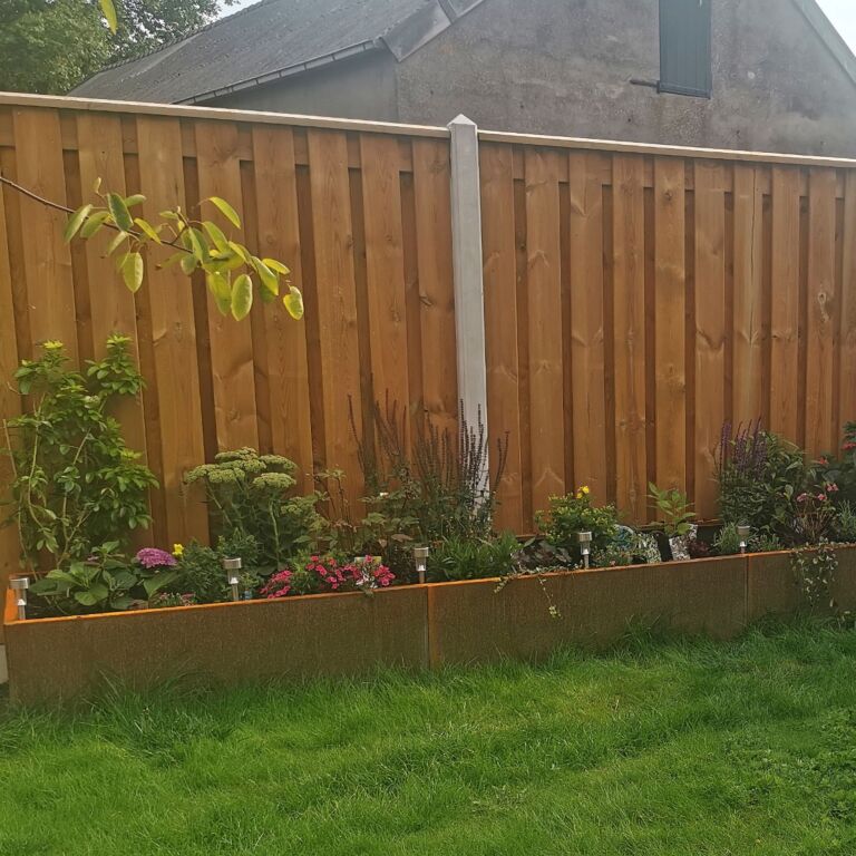Jardinera de acero corten Texas xxl 4800x800