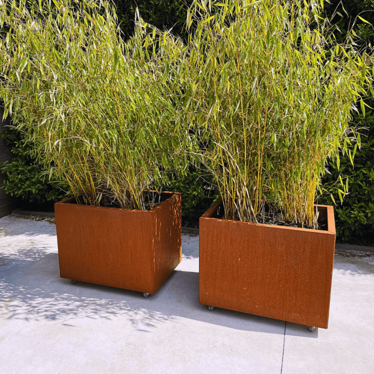 Jardinera de acero corten Texas 600x800