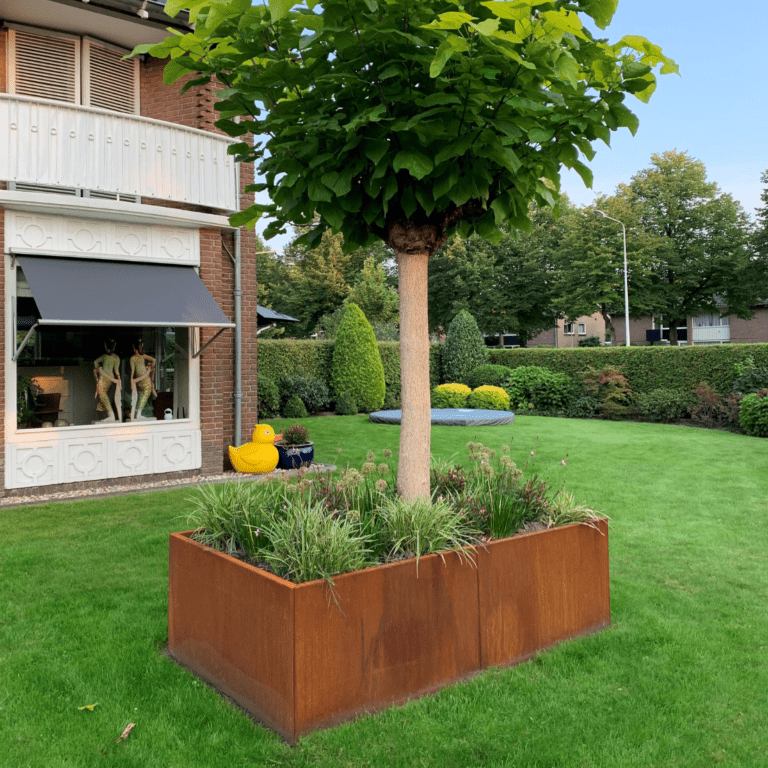 Jardinera de acero corten Texas xxl 2000x1200