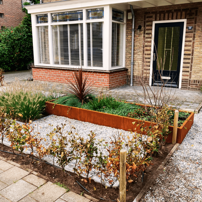 Jardinera de acero corten Texas xxl 3000x1000