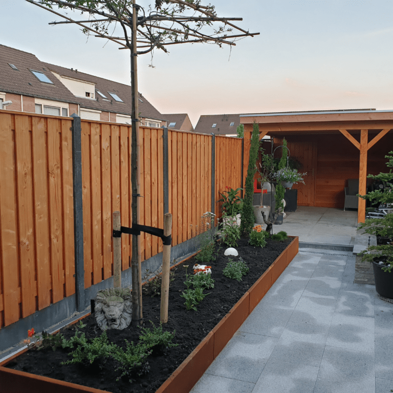 Jardinera de acero corten Texas xxl 5000x1200