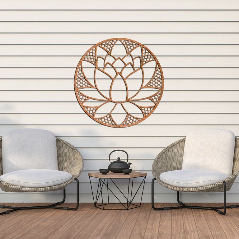 Decoración de pared Lotus Flower