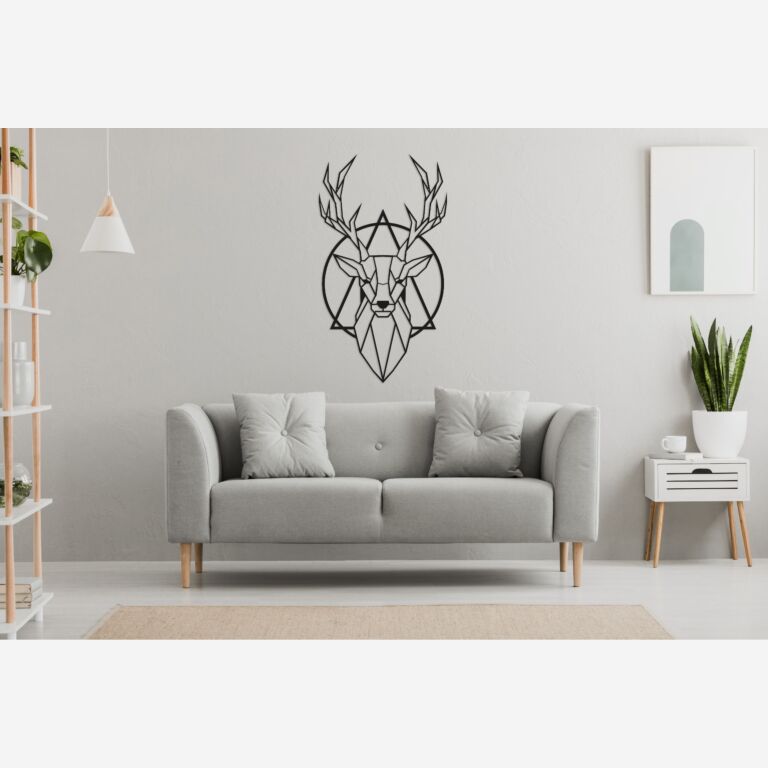 Decoración metálica de pared Deer 2.0