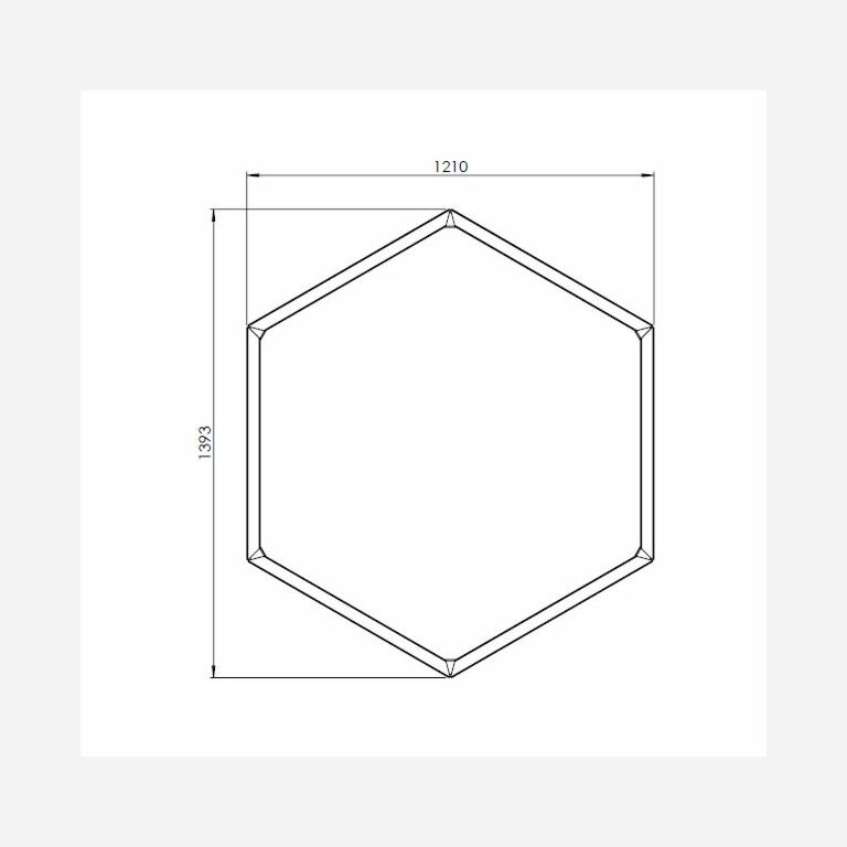Jardinera de acero galvanizado Denver 700