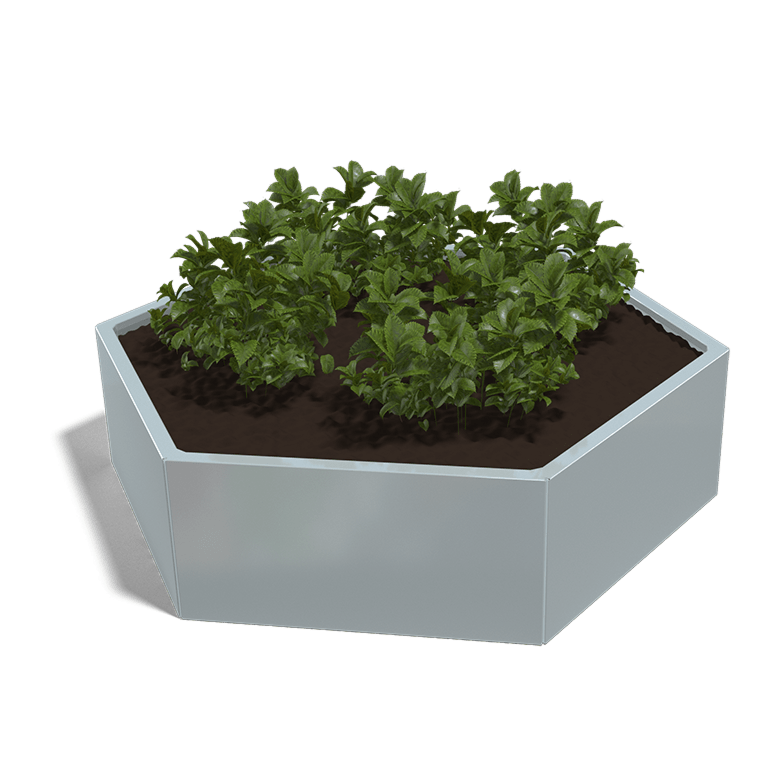 Jardinera de acero galvanizado Denver 800