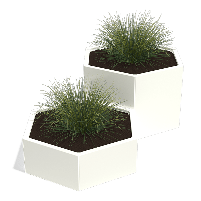 Jardinera de acero con tratamiento electrostático Denver special II 500
