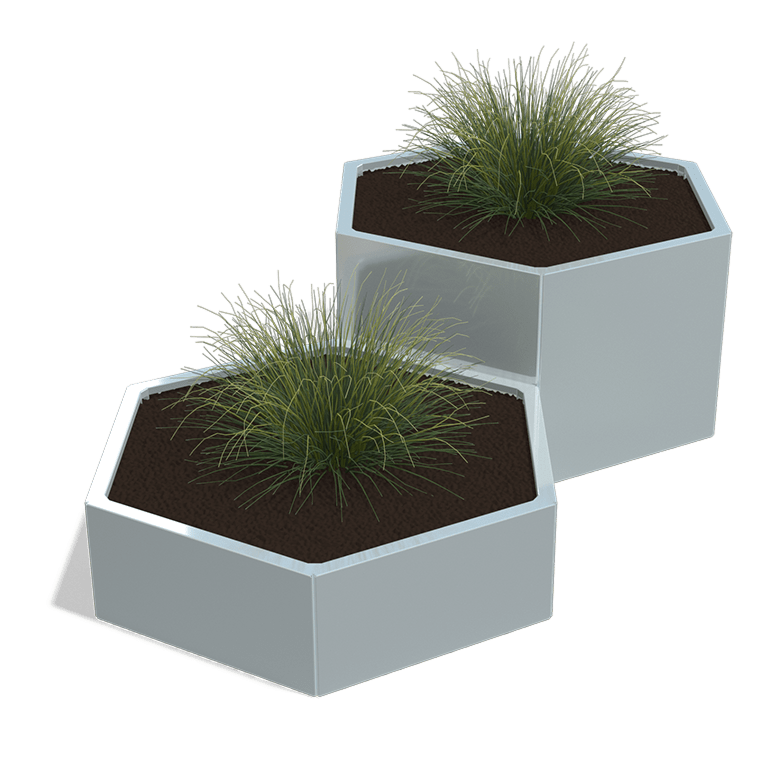 Jardinera de acero galvanizado Denver special II 600