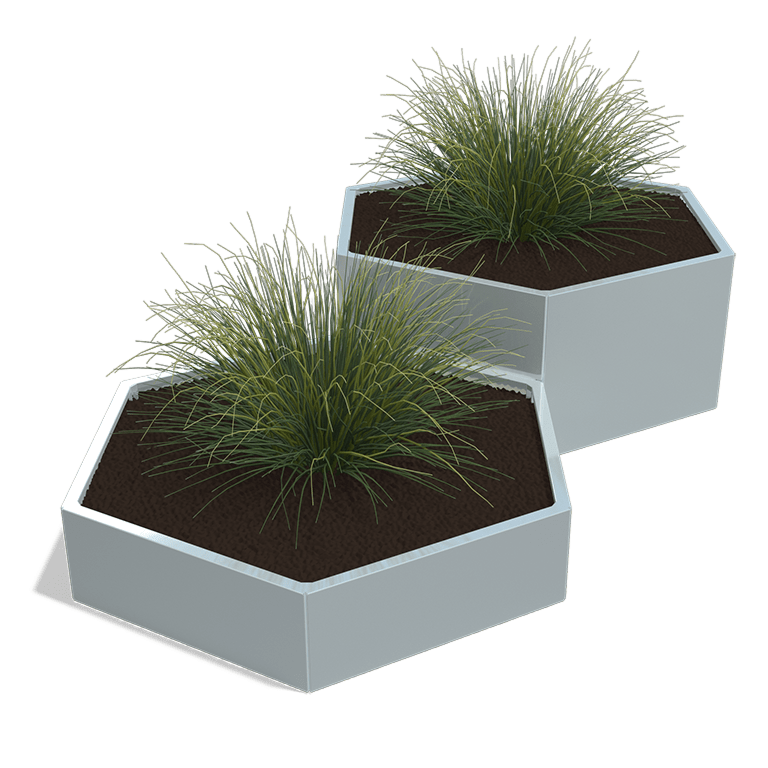Jardinera de acero galvanizado Denver special II 800