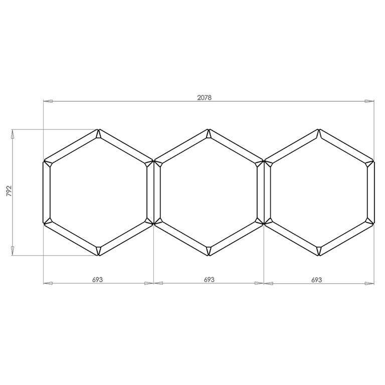 Jardinera de acero con tratamiento electrostático Denver special III 40