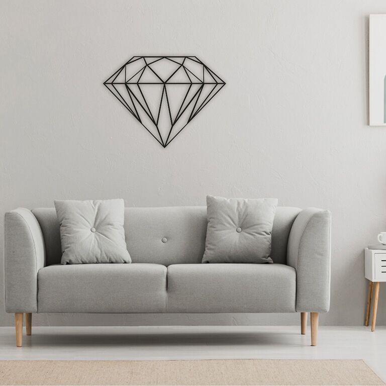 Decoración metálica de pared Diamante *EXISTENCIAS LIMITADAS