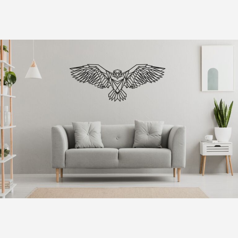 Decoración metálica de pared Águila
