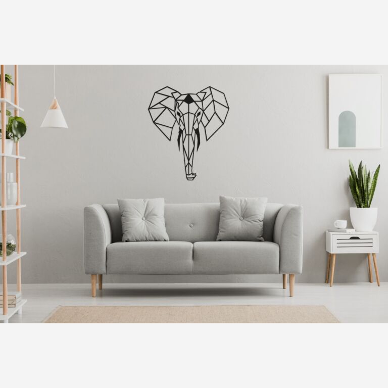 Decoración metálica de pared Elephant 2.0