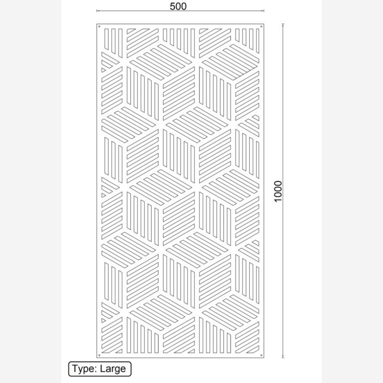 Decoración metálica de pared Figuras Geométricas 1.0 *EXISTENCIAS LIMITADAS