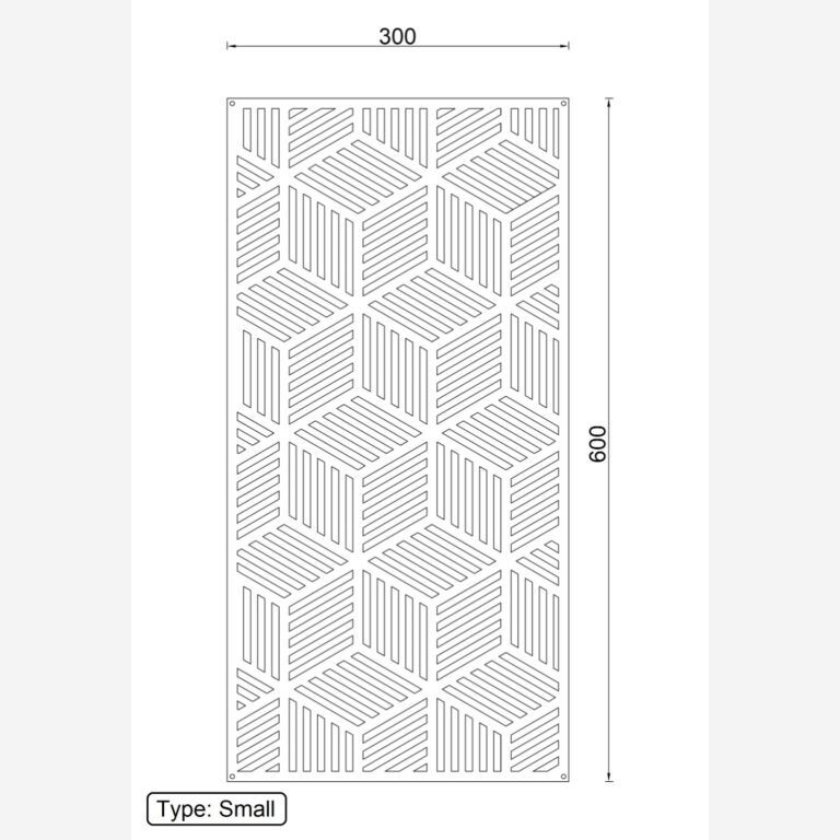 Decoración metálica de pared Figuras Geométricas 1.0 *EXISTENCIAS LIMITADAS